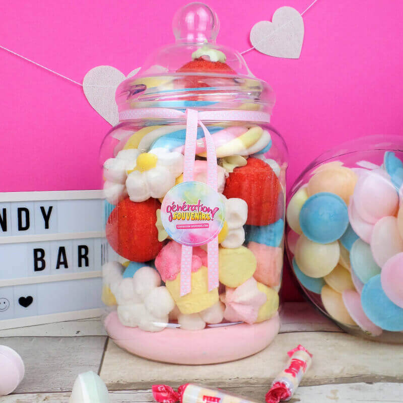 Bonbonnière guimauves Candy bar